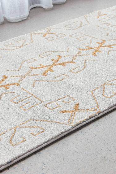 Cala Paradise Cream And Gold Modern Round Rug
